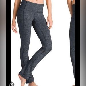 Athleta Straight Up Pant Heather Grey Classic Yoga Pants size xs